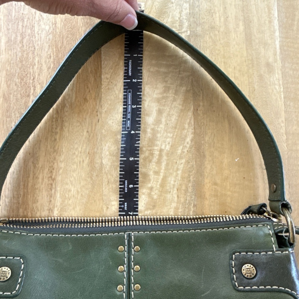 Michael Kors Astor Green Shoulder Bag original - Picture 5 of 16